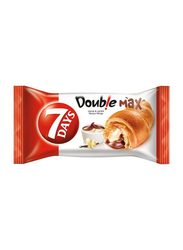 

7-Days Double Max Croissant with Vanilla & Cocoa Filling, 55g