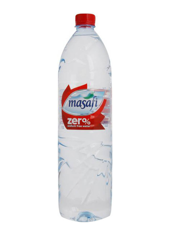 Masafi Zero Sodium Free Mineral Water Bottle, 1.5 Liter