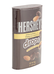 Hersheys Whole Almonds Creamy Drops Milk Chocolate Tin, 60g