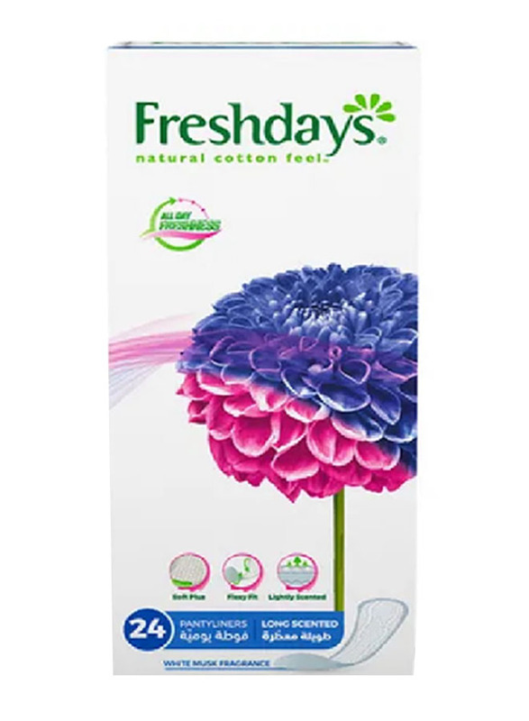 Freshdays Normal Scented Panty Liners, 24 Pads