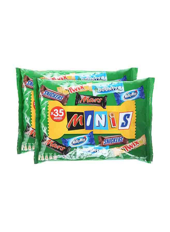 

Best Of Minis Assorted Chocolate Bars, 2 x 710g