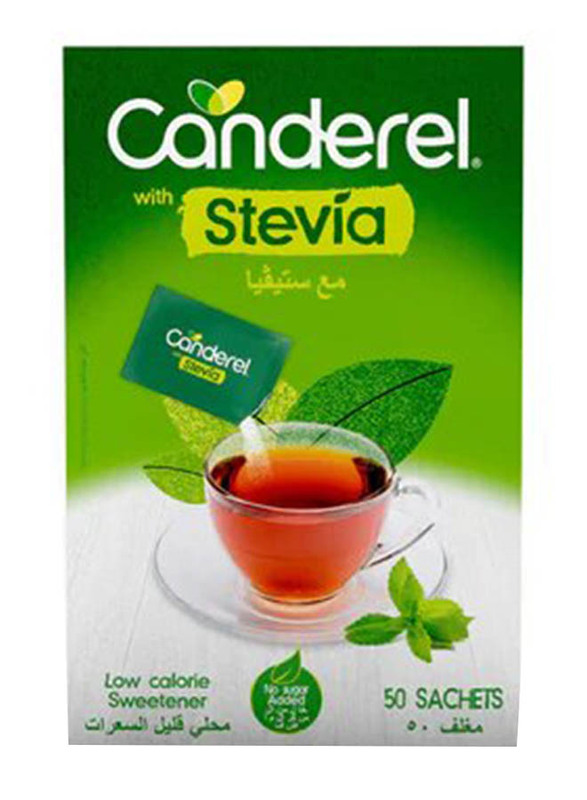 Canderel Sugar with Stevia, 50 Sachets