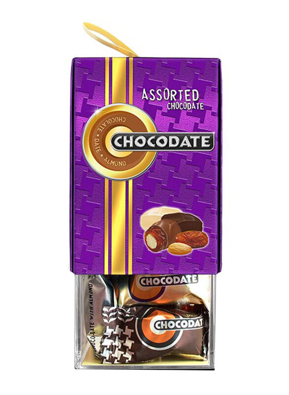 

Chocodate Chocolate Assorted Dates Almond Chocolate, 200g