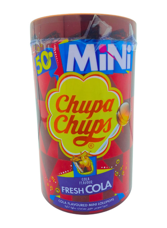 Chupa Chups Fresh Cola Mini Lollipops, 300g