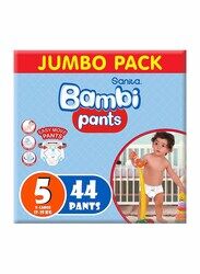 Sanita Bambi Pants Baby Diapers, Size 5, X-Large, 12-19 Kg, 44 Counts