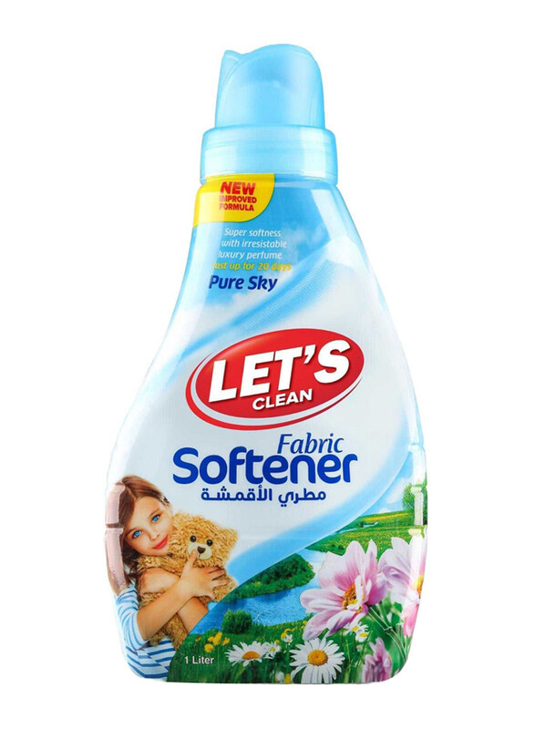 

Let's Clean Pure Sky Scent Liquid Fabric Softener, 1 Litre