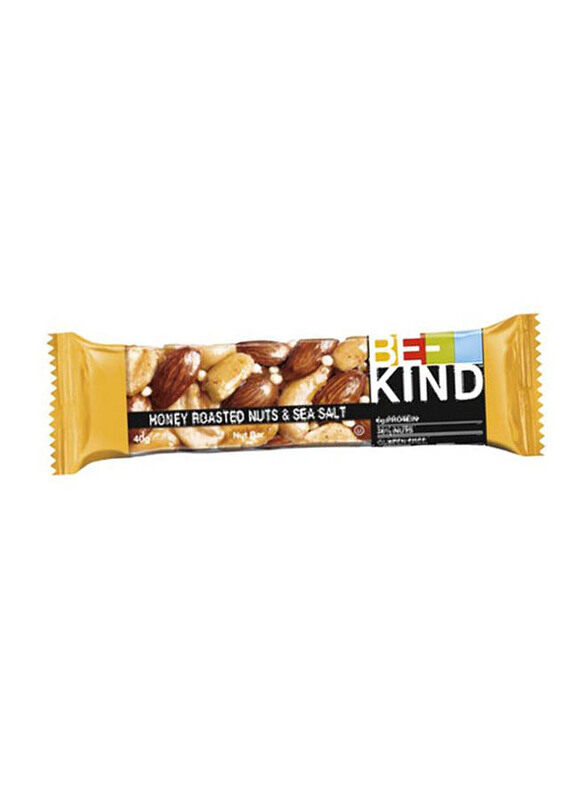 

Be-Kind Honey Roasted Nuts & Sea Salt Nut Bar, 40g