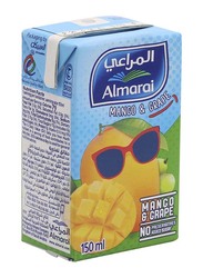 Al Marai Mango and Grape Kid Juice, 6 Pouches x 150ml
