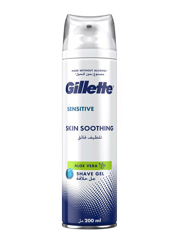 

Gillette Aloe Vera Soothing Shaving Gel, 200ml