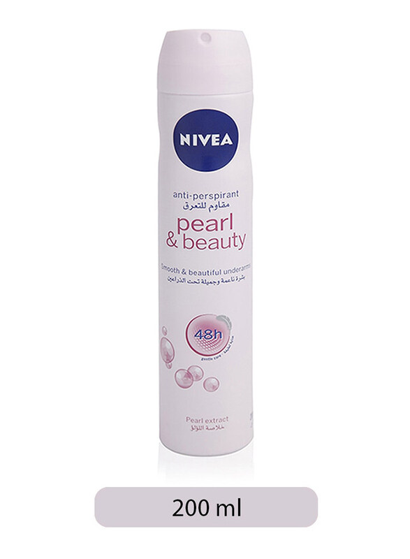 

Nivea Pearl & Beauty Anti-Perspirant Deodorant Spray for Women, 200ml