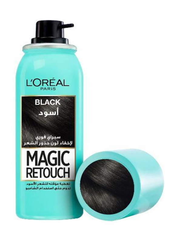 L'Oreal Paris Magic Retouch Instant Root Concealer Spray, Black, 75ml