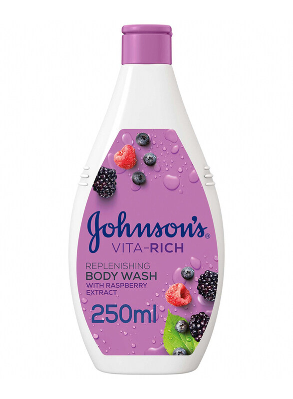

Johnson's Vita-Rich Raspberry Body Wash, 250ml