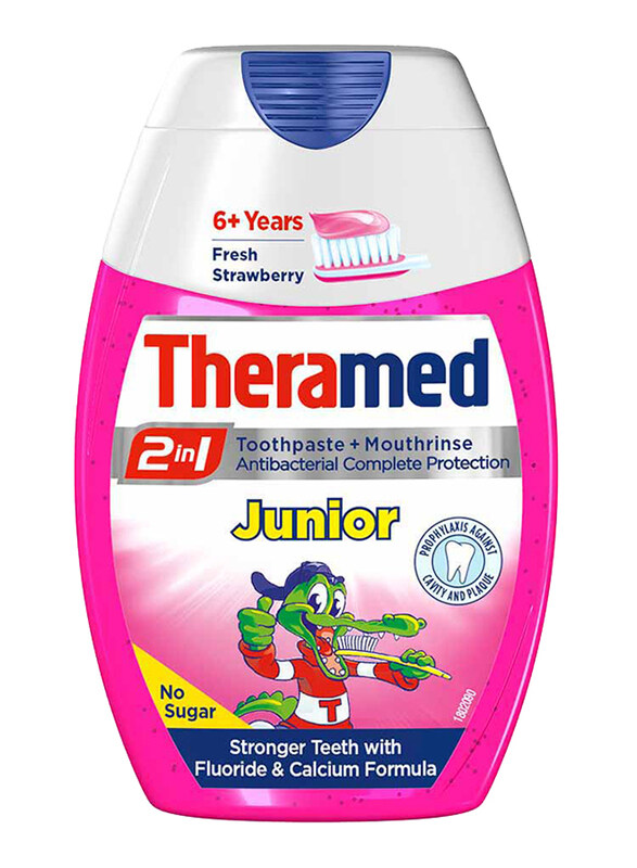 

Theramed 75ml Junior 2-in-1 Toothpaste + Mouthrinse for Kids