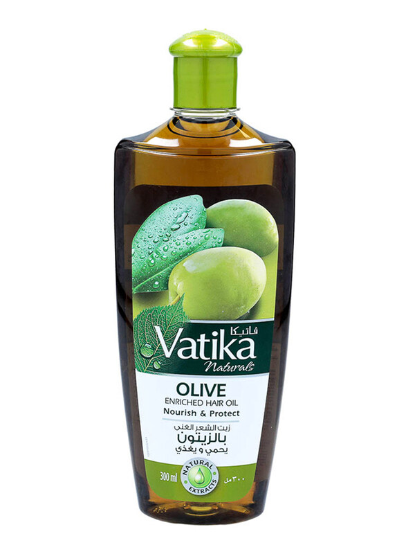 

Dabur Vatika Olive Enriched Hair Oil for All Hair Types, 300ml