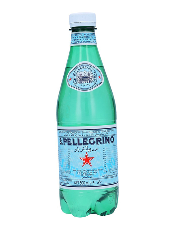 San Pellegrino Natural Sparkling Mineral Water, 500ml