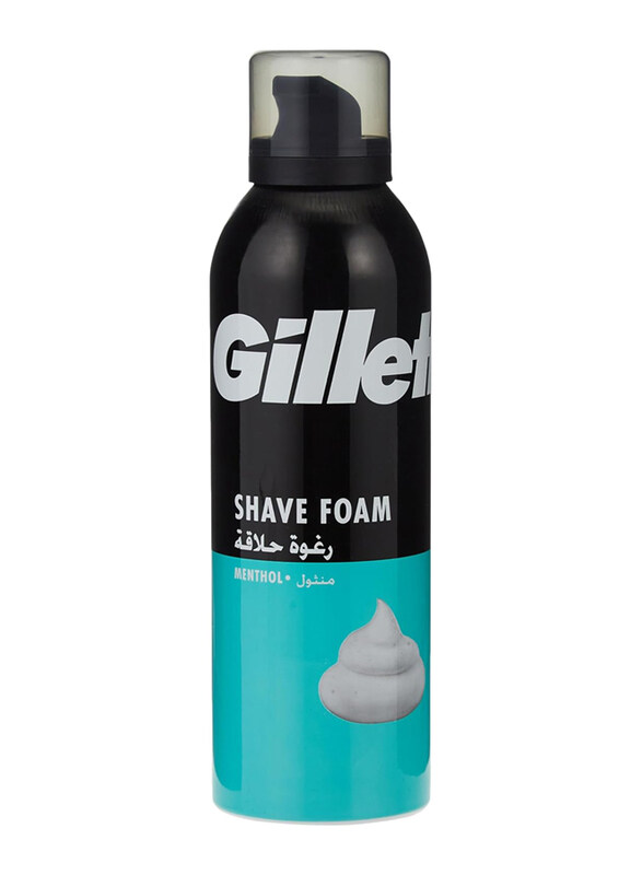 

Gillette Menthol Shaving Foam, 200ml