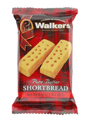 Walkers Pure Butter Shortbread Fingers, 40g