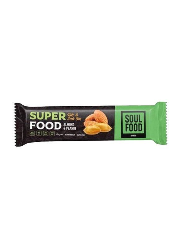 

Soul Food Nuts And Seeds Super Food Protein Bar With Almond Peanut, 20g