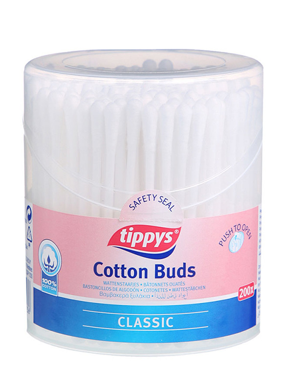 Tippys Cotton Ear Buds, 200 Pieces