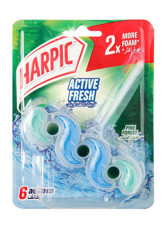 

Harpic Active Fresh Pine Forest Toilet Cleaner Rim Block, 35g