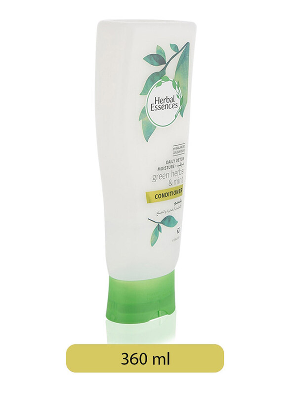 

Herbal Essences Daily Detox Moisture Green Herbs and Mint Conditioner for All Hair Types, 360ml
