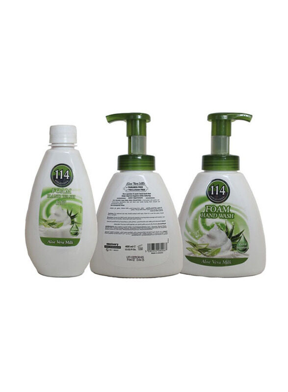 

114 Amatoury Aloe Vera Milk Hand Wash, 2 Pieces