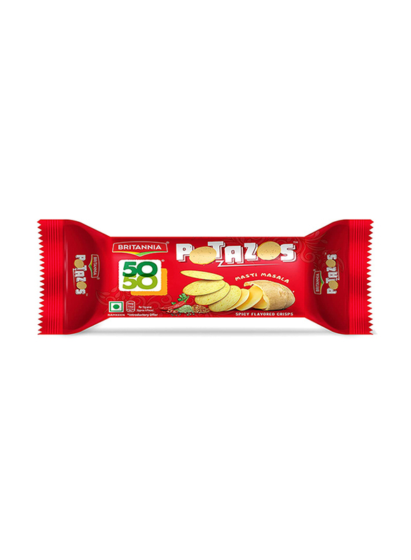 Britannia 50-50 Spicy Biscuit Chips, 100g