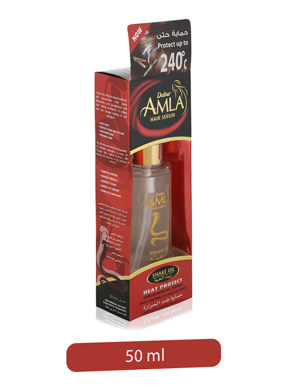 

Dabur Serum Heat Protect Snake Hair Oil for All Hair Types, 50ml