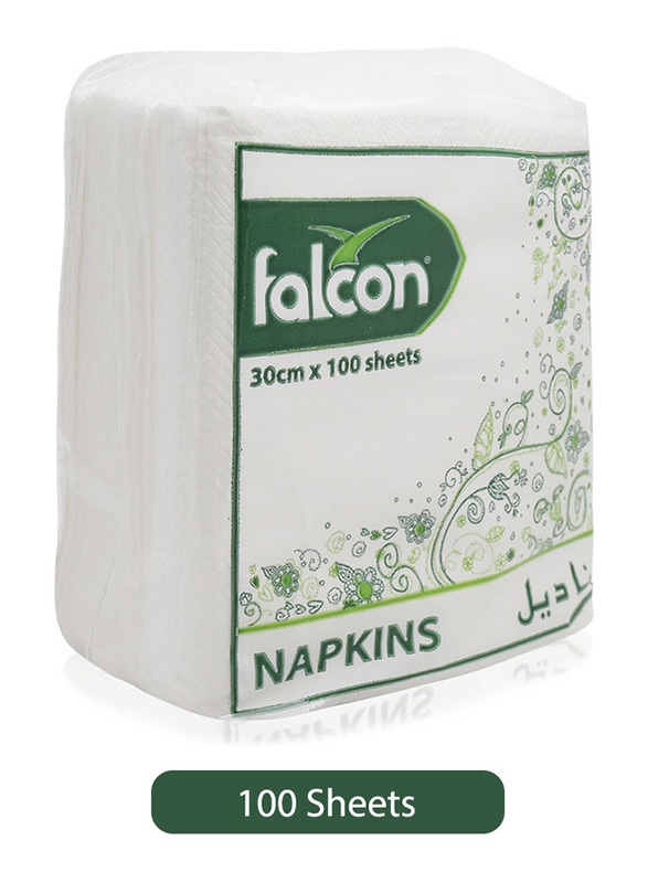 Falcon Napkins, 100 Pieces, 30 x 30 cm