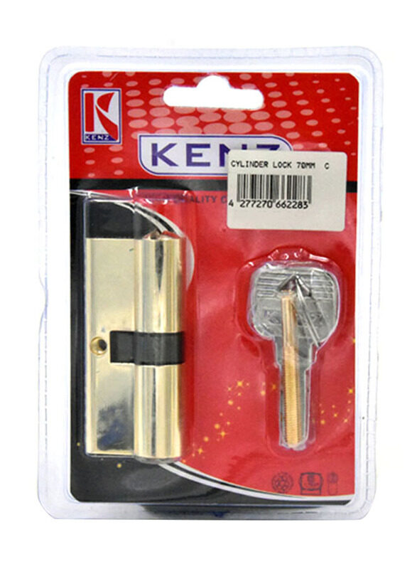 

Kenz High Quality Cylinder Lock, 70mm, Golden
