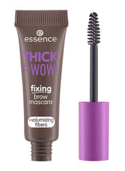 Essence Thick & Wow Fixing Eye Brow with Fibers Mascara, 02, Brown