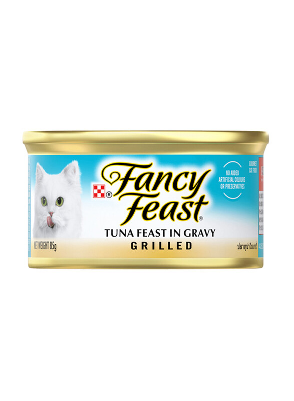 

Fancy Feast Adult Grilled Tuna Feast in Gravy Gourmet Wet Cat Food, 85g