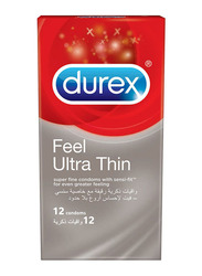 Durex Fetherlite Ultra Condom, 12 Pieces