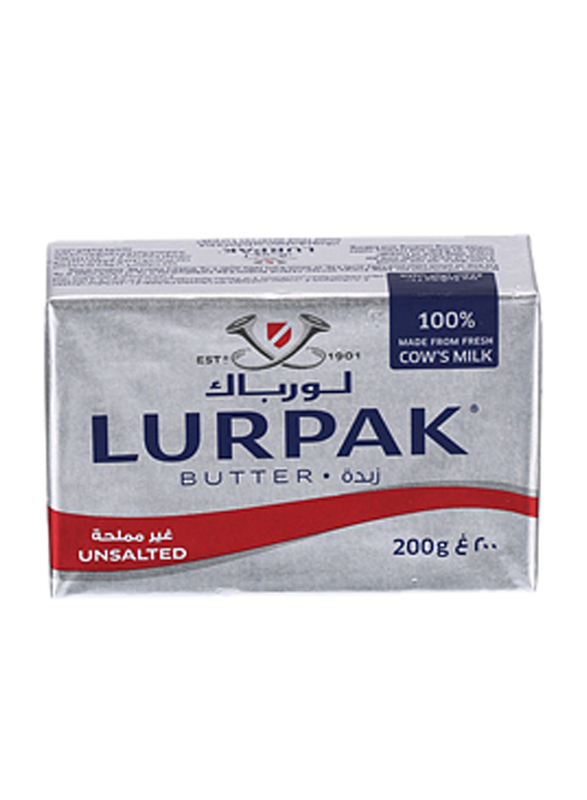 Lurpak Unsalted Butter Block, 200g