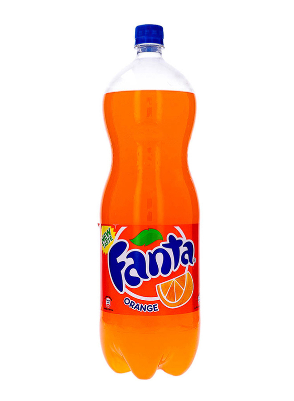 Fanta Orange Carbonated Soft Drink Pet Bottle, 2.25 Liter