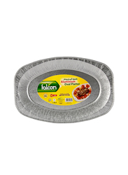 Falcon Aluminium Oval Platter, 5 Piece, Silver