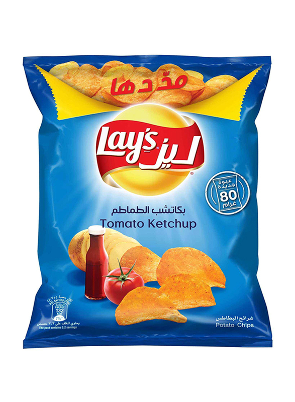 Lay's Tomato Ketchup Potato Chips, 80g