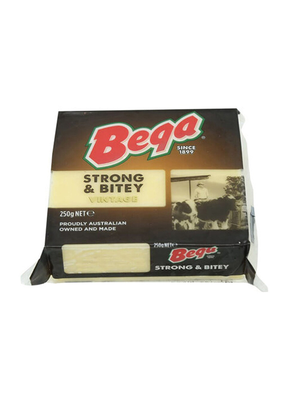 Bega Strong & Bitey Vintage Cheese, 15 Slices, 250g