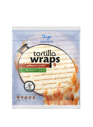 Dijo Grilled Multigrain Tortilla Wrap, 4 Pieces