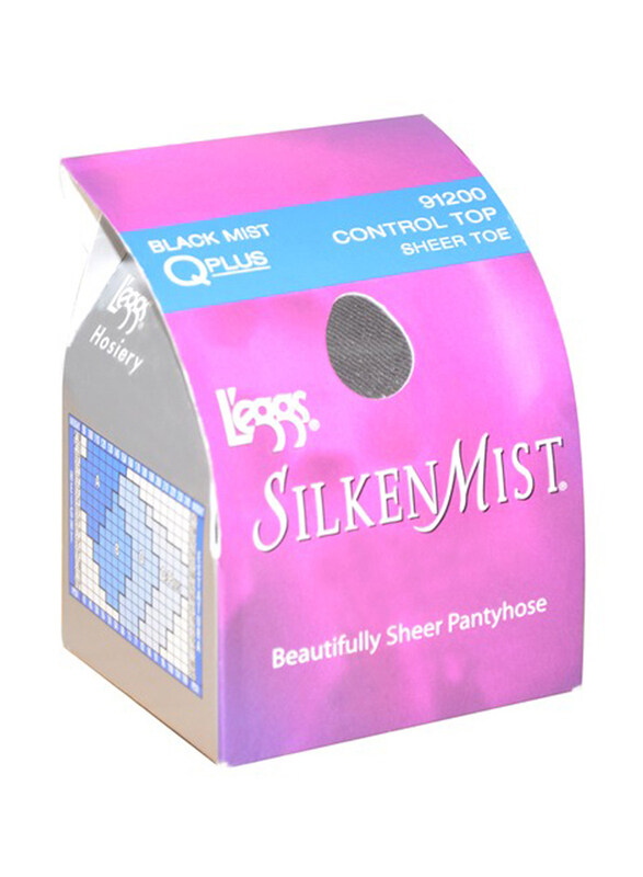 

Leggs Thin Control Tights Control Silken Mist, Small, Black