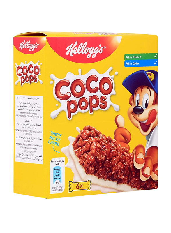 

Kellogg's Coco Pops, 6 Packs x 20g