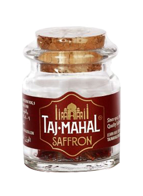 

Taj Mahal Saffron Glass Jar, 1 Kg