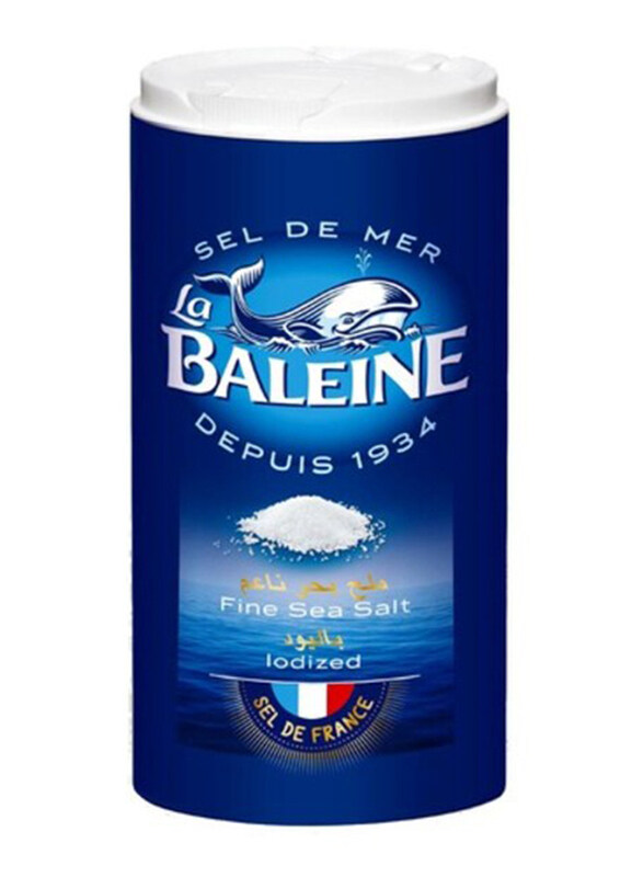 

La Baleine Drum Fine Sea Lodized Salt, 600g