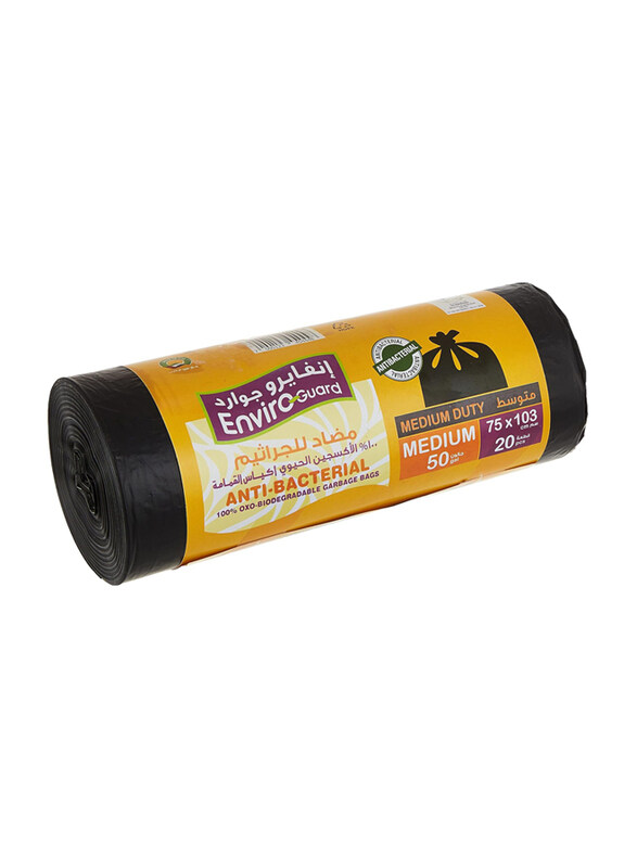 

Enviro Guard Black Rolls, 75 x 103cm, 50 Gallon, 20 Pieces