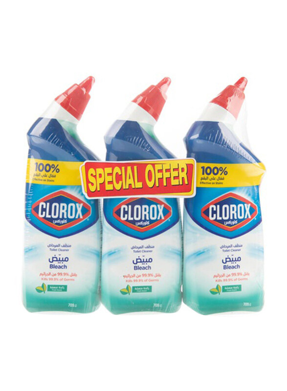 

Clorox Toilet Cleaner, 3 x 709ml