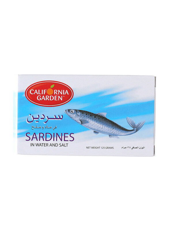 

California Garden Sardine In Water & Salt, 125g