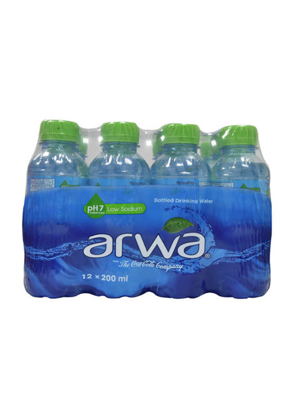 Arwa Mineral Water, 12 Bottles x 200ml