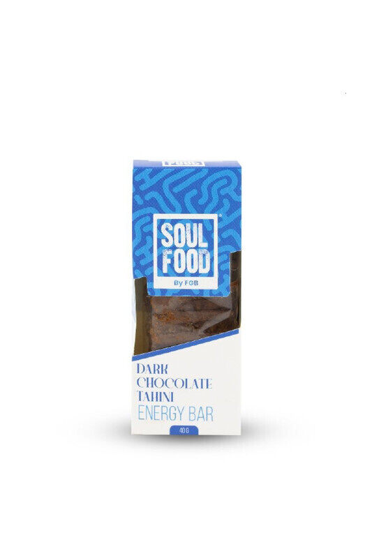 Soul Food Dark Chocolate Tahini Energy Bar, 40g