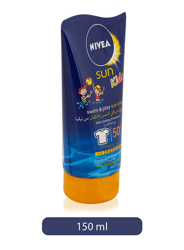 

Nivea 150ml Swim & Play Sun Lotion SPF 50 for Kids
