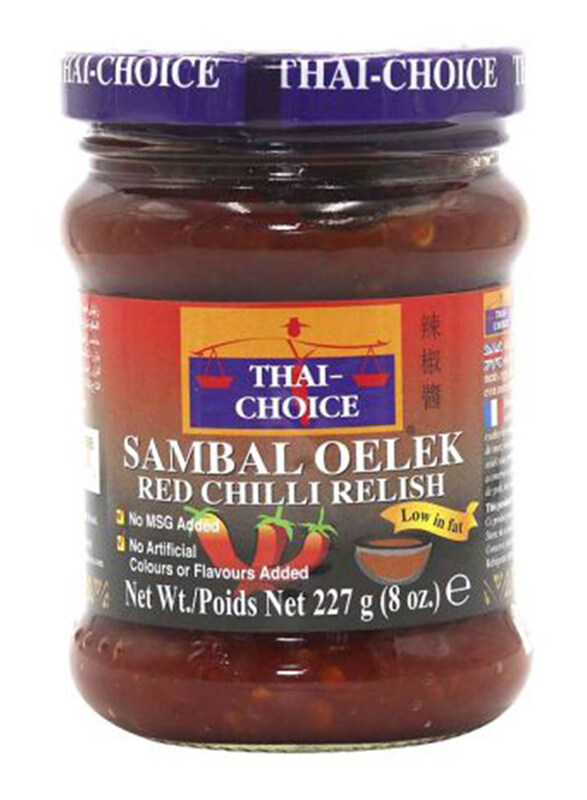 

Thai Choice Sambal Oelek Red Chilli Relish, 227g